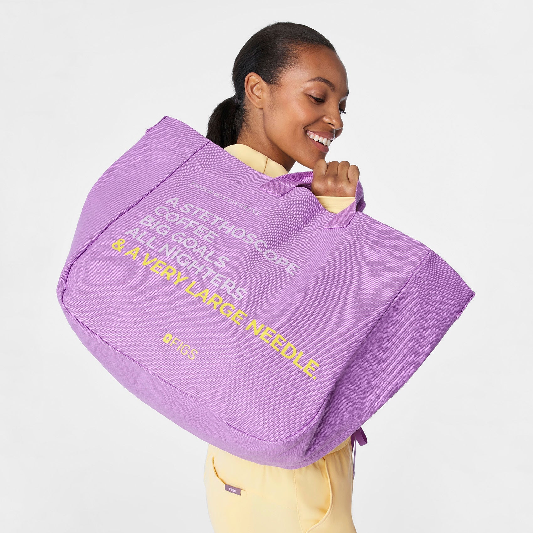 FIGS A Very Large Needle Tote Healthcare Work Bag - Image 6