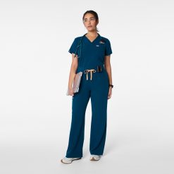 Alternative view of FIGS High Waisted Isabel Wide Leg Scrub Pants