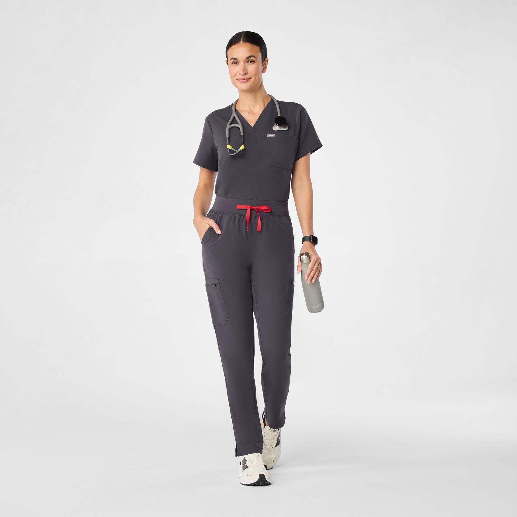 FIGS High Waisted Yola Skinny Scrub Pants - Image 2