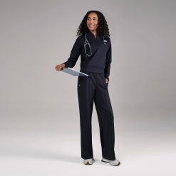 Alternative view of FIGS Kenora FORMx Mock Neck Longsleeve Scrub Top