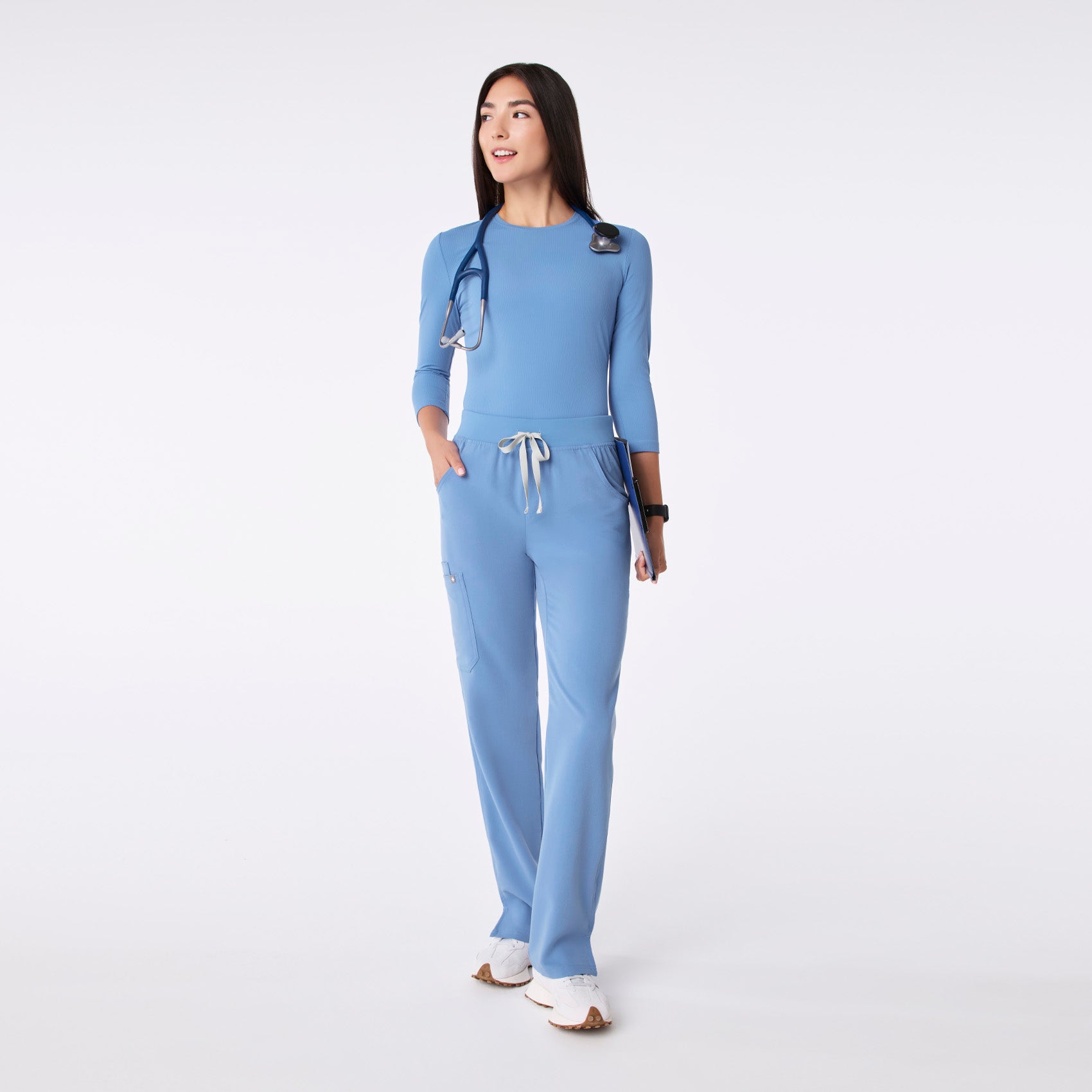 FIGS Ribbed Sleeve Underscrub - Image 4