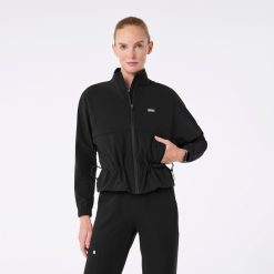FIGS On-Shift Elizabeth Cinched Scrub Jacket Healthcare Apparel