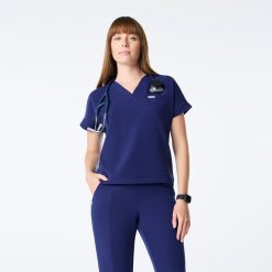 FIGS Carlota Relaxed V-Neck Scrub Top