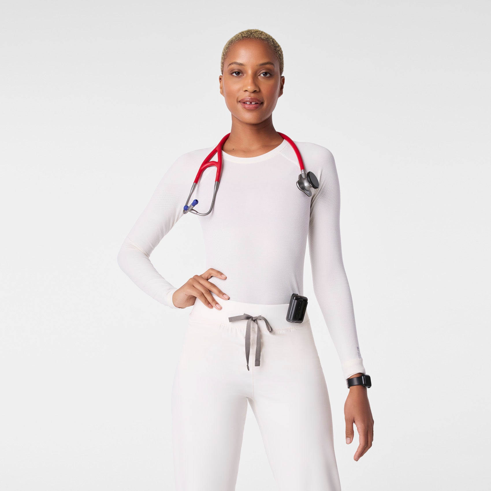 FIGS Salta Shimmer Seamless Longsleeve Underscrub