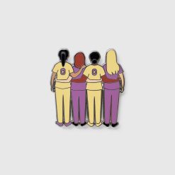FIGS V Coterie Women??s Day Enamel Pin Healthcare Apparel