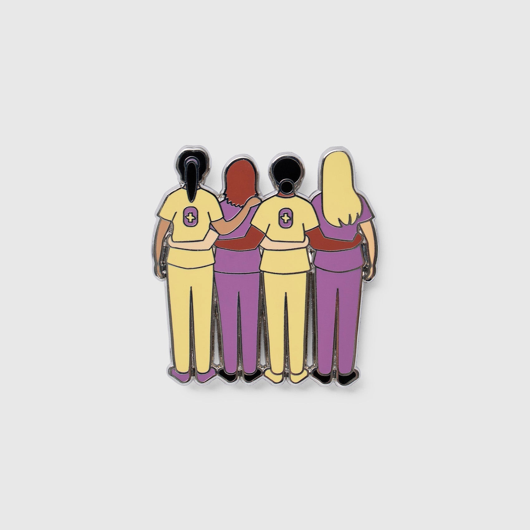 FIGS V Coterie Women??s Day Enamel Pin Healthcare Apparel