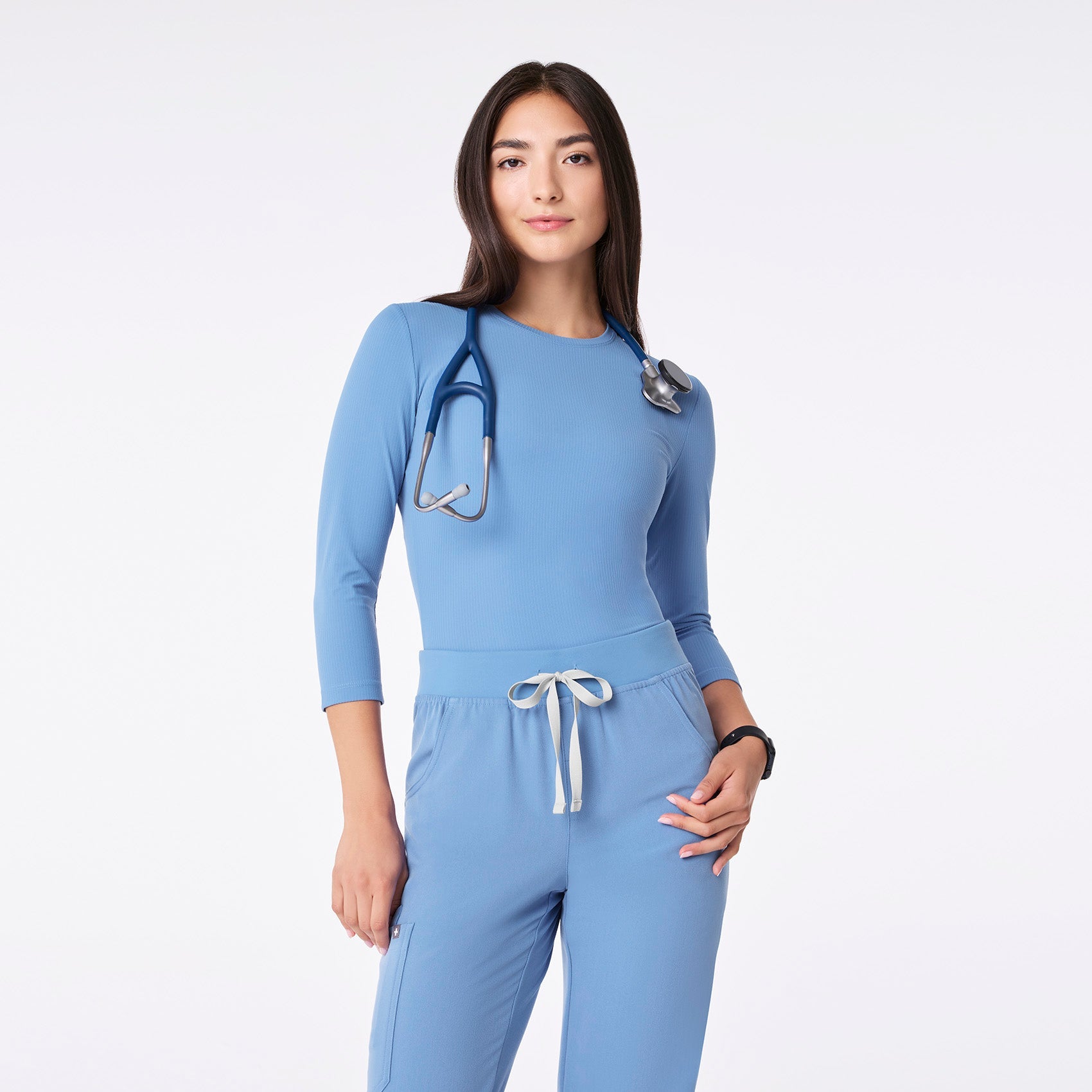 FIGS Ribbed Sleeve Underscrub