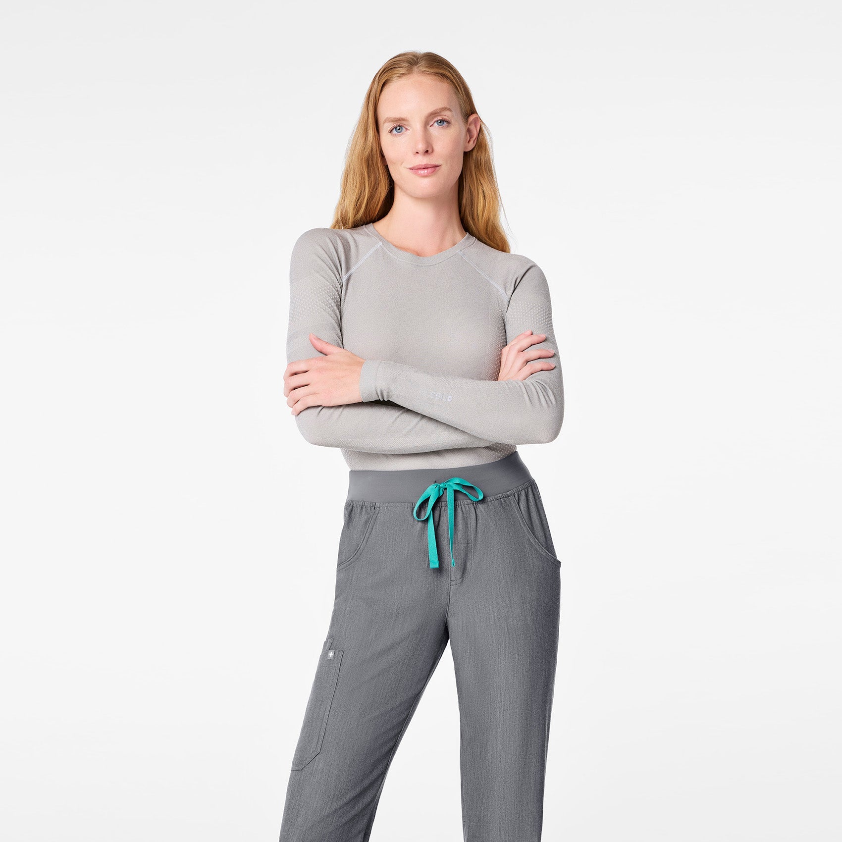 FIGS Salta Shimmer Seamless Longsleeve Underscrub - Image 3