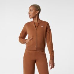 FIGS Off-Shift Bomber Sweatshirt Healthcare Apparel