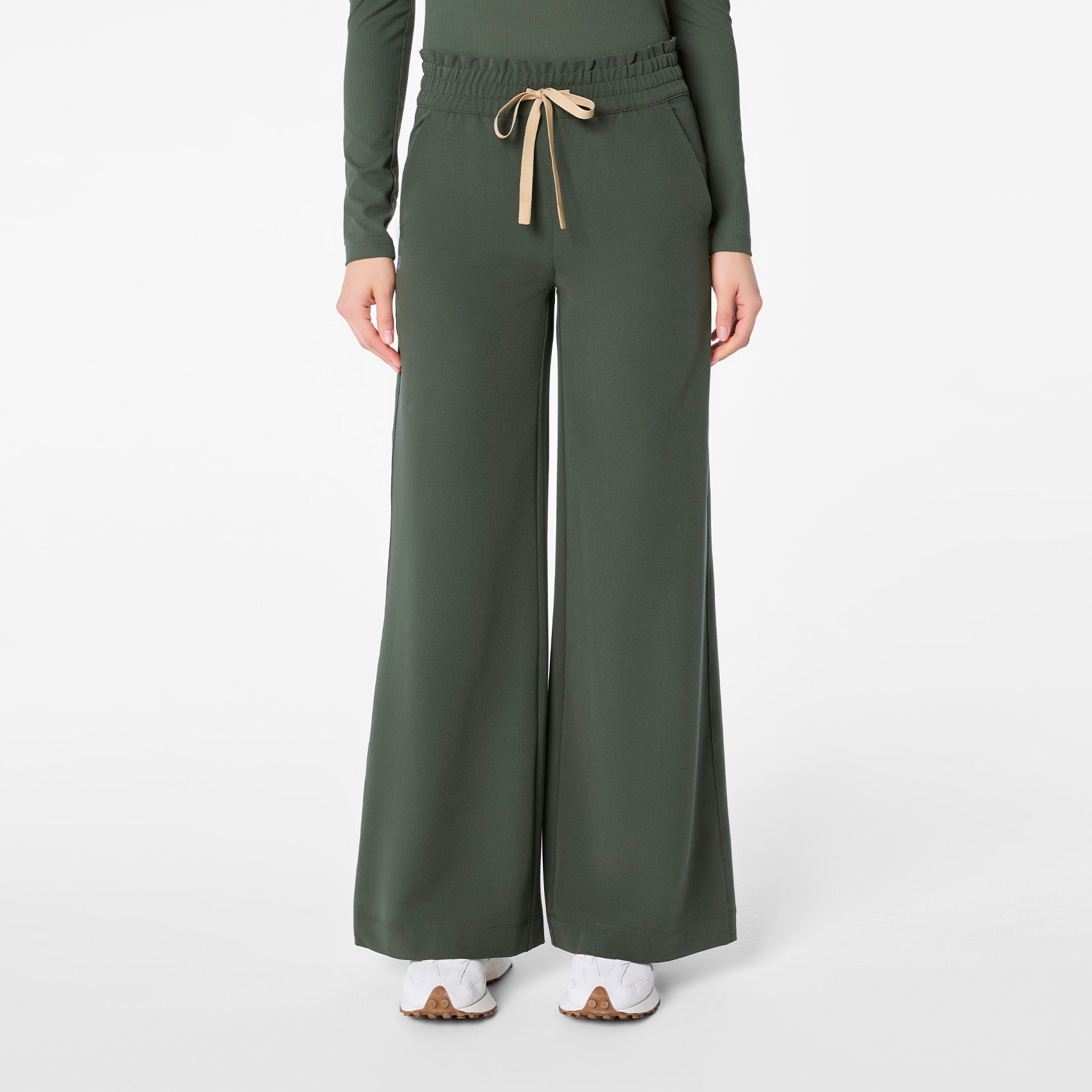 FIGS High Waisted Allison Ultra Wide Leg Scrub Pants