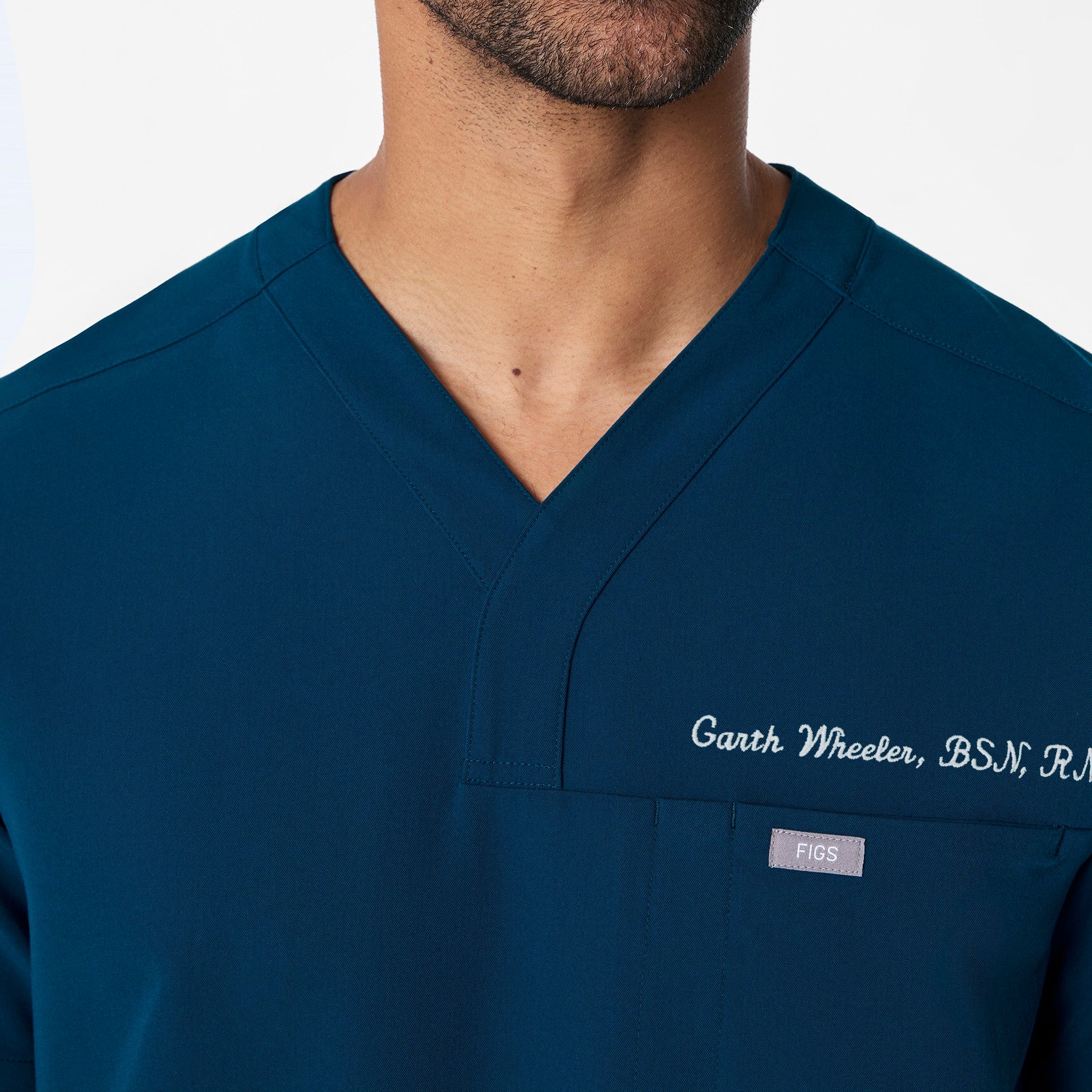 FIGS Surrey V-Neck Scrub Top - Image 6