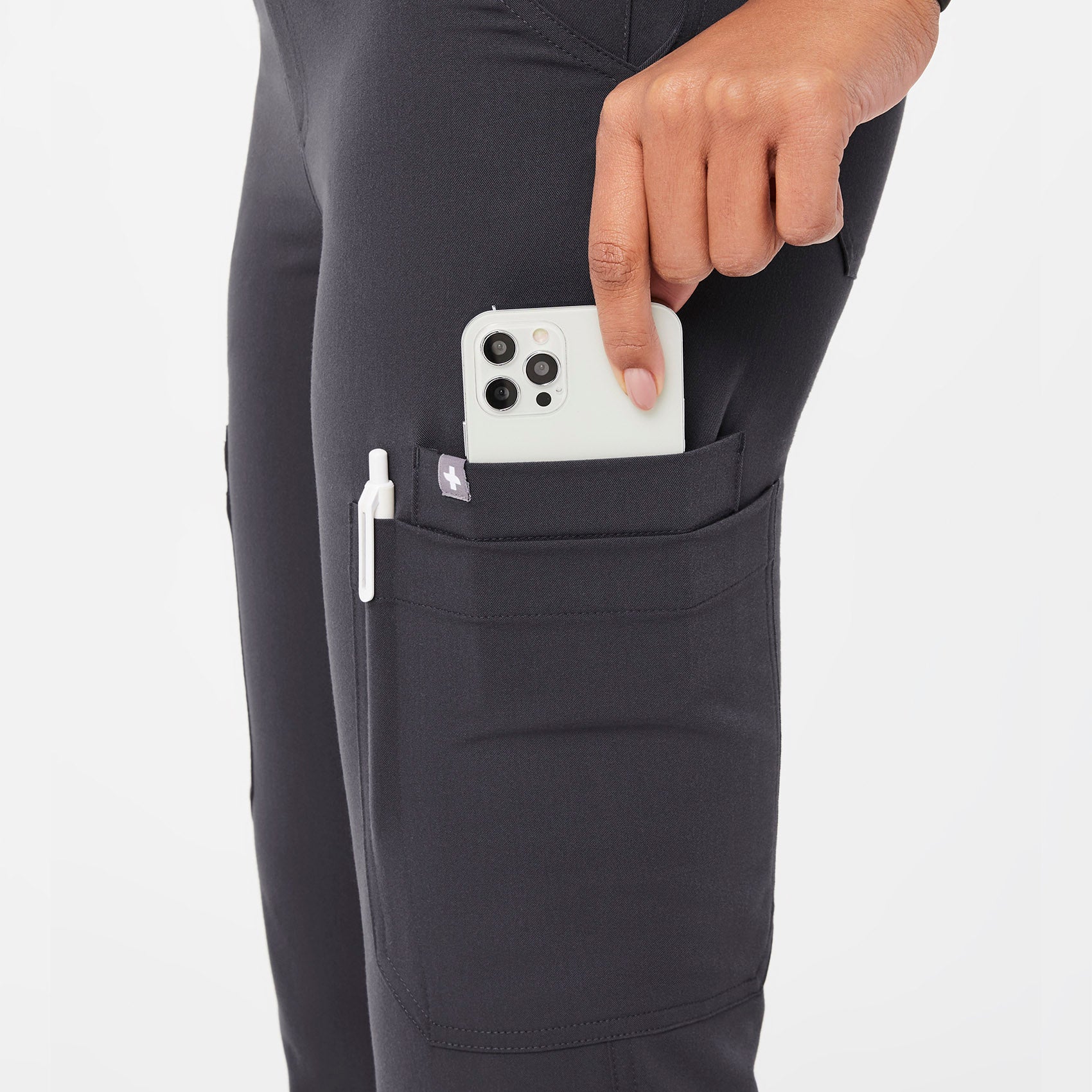 FIGS High Waisted Yola Skinny Scrub Pants - Image 7