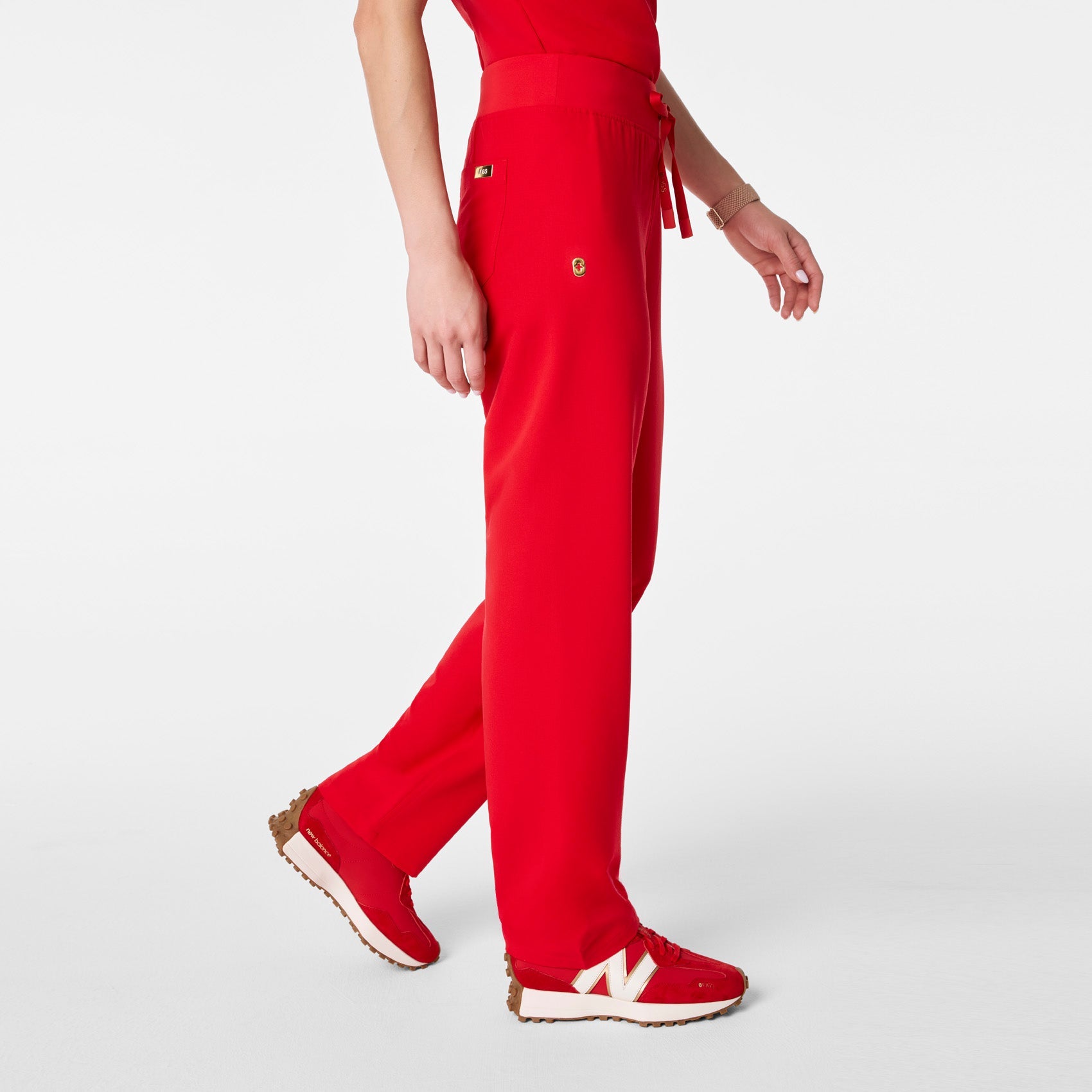 FIGS High Waisted Livingston Basic Scrub Pants - Image 3