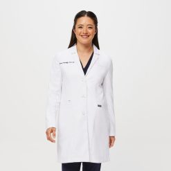 FIGS Bellevue Classic Long Lab Coat Medical Workwear