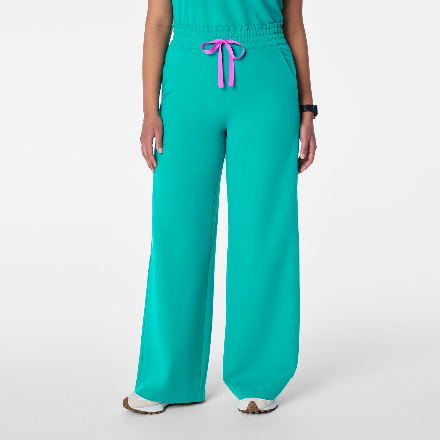FIGS High Waisted Allison Ultra Wide Leg Scrub Pants - Image 13