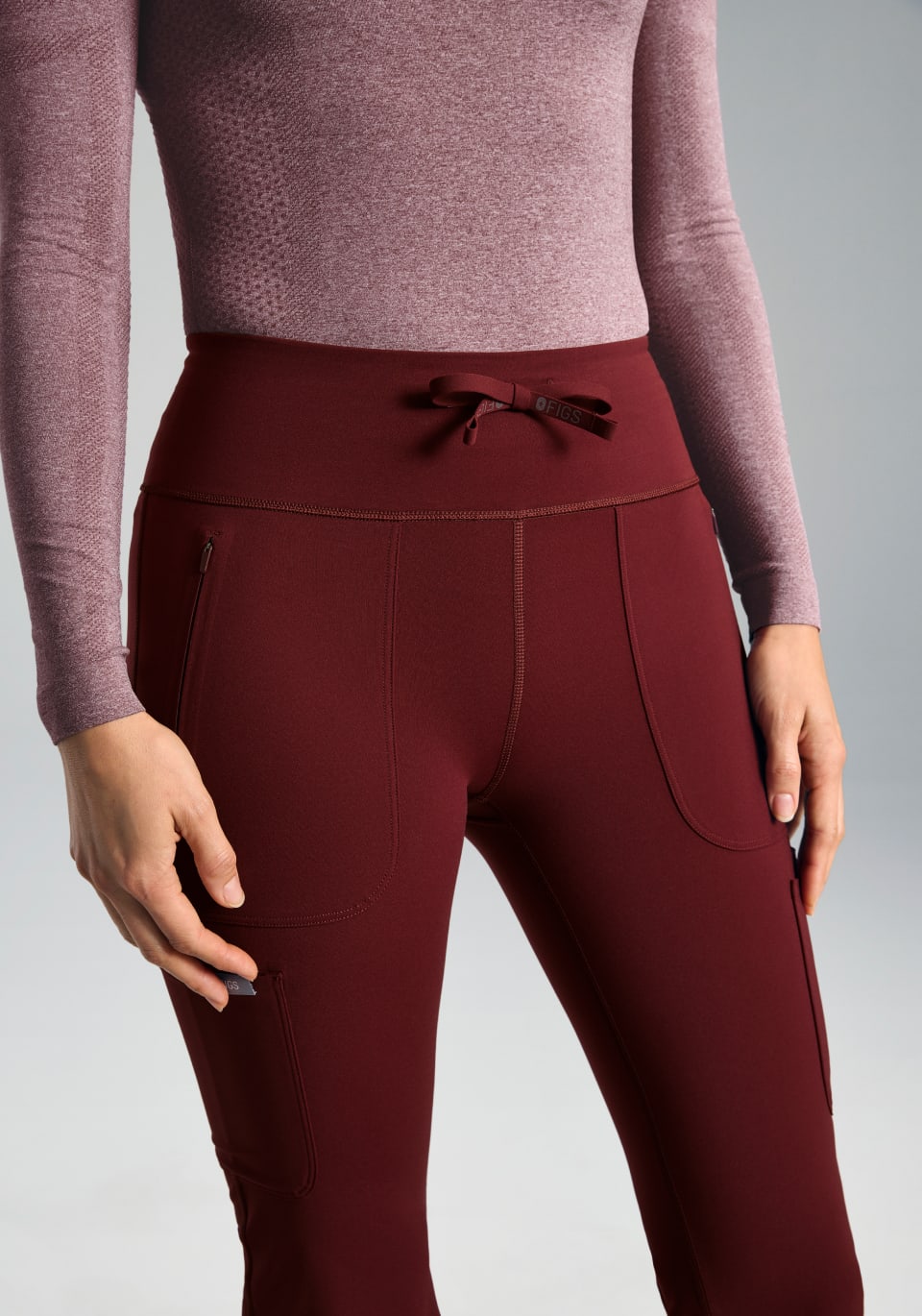 FIGS High Waisted Ashland Flare ScrubLegging - Image 13