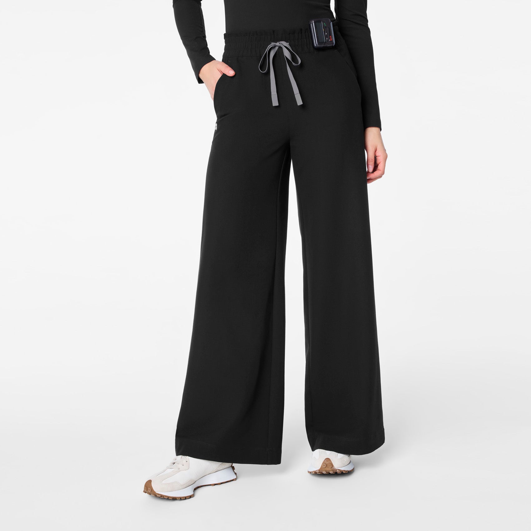 FIGS High Waisted Allison Ultra Wide Leg Scrub Pants - Image 5