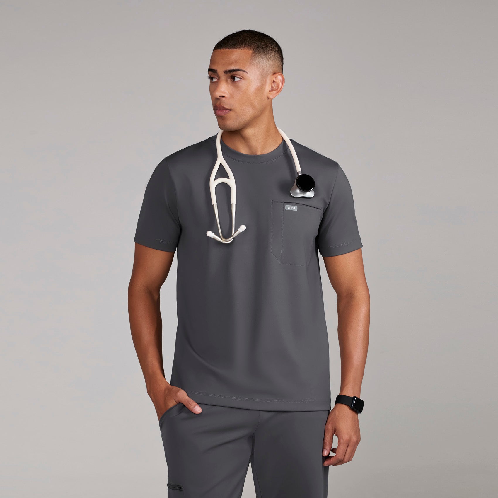 FIGS Darien FORMx Crewneck Scrub Top - Image 6