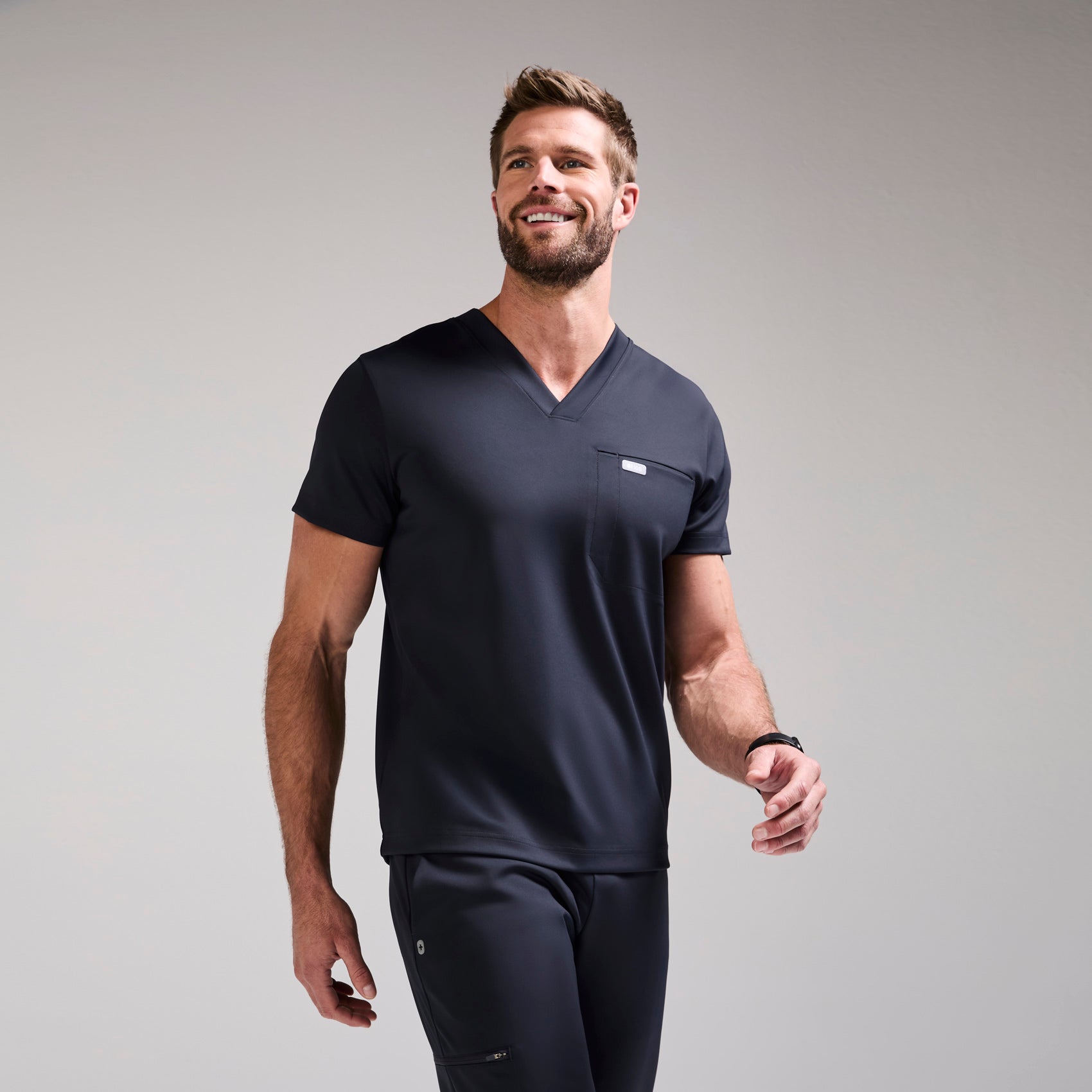FIGS Logan FORMx Slim V-Neck Scrub Top