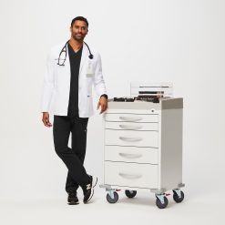 Alternative view of FIGS Harlem Classic Short Lab Coat Medical Workwear