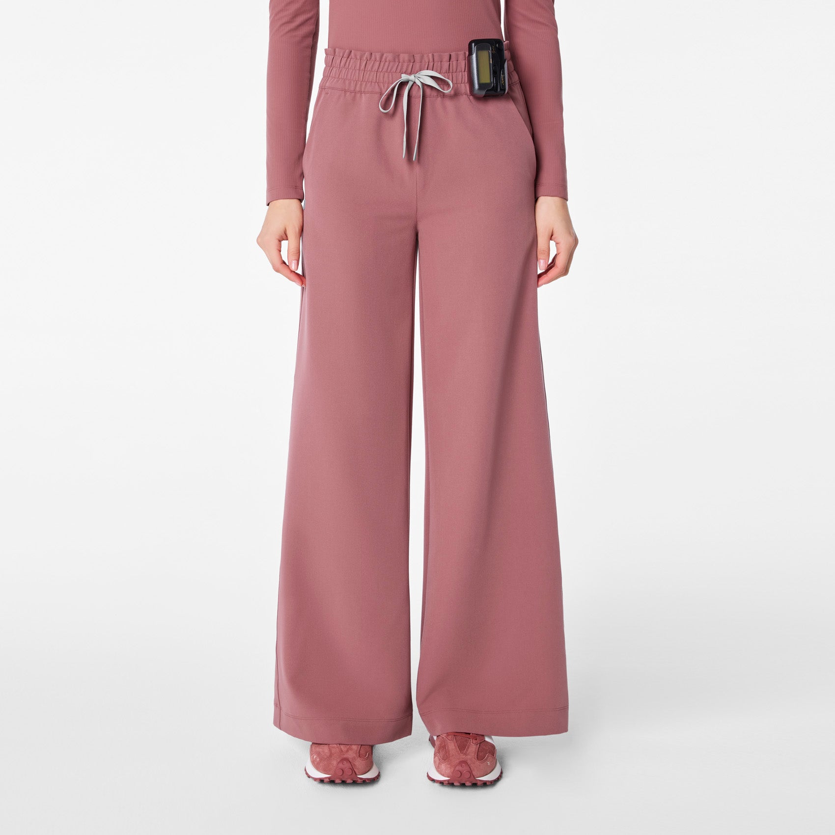 FIGS High Waisted Allison Ultra Wide Leg Scrub Pants - Image 7