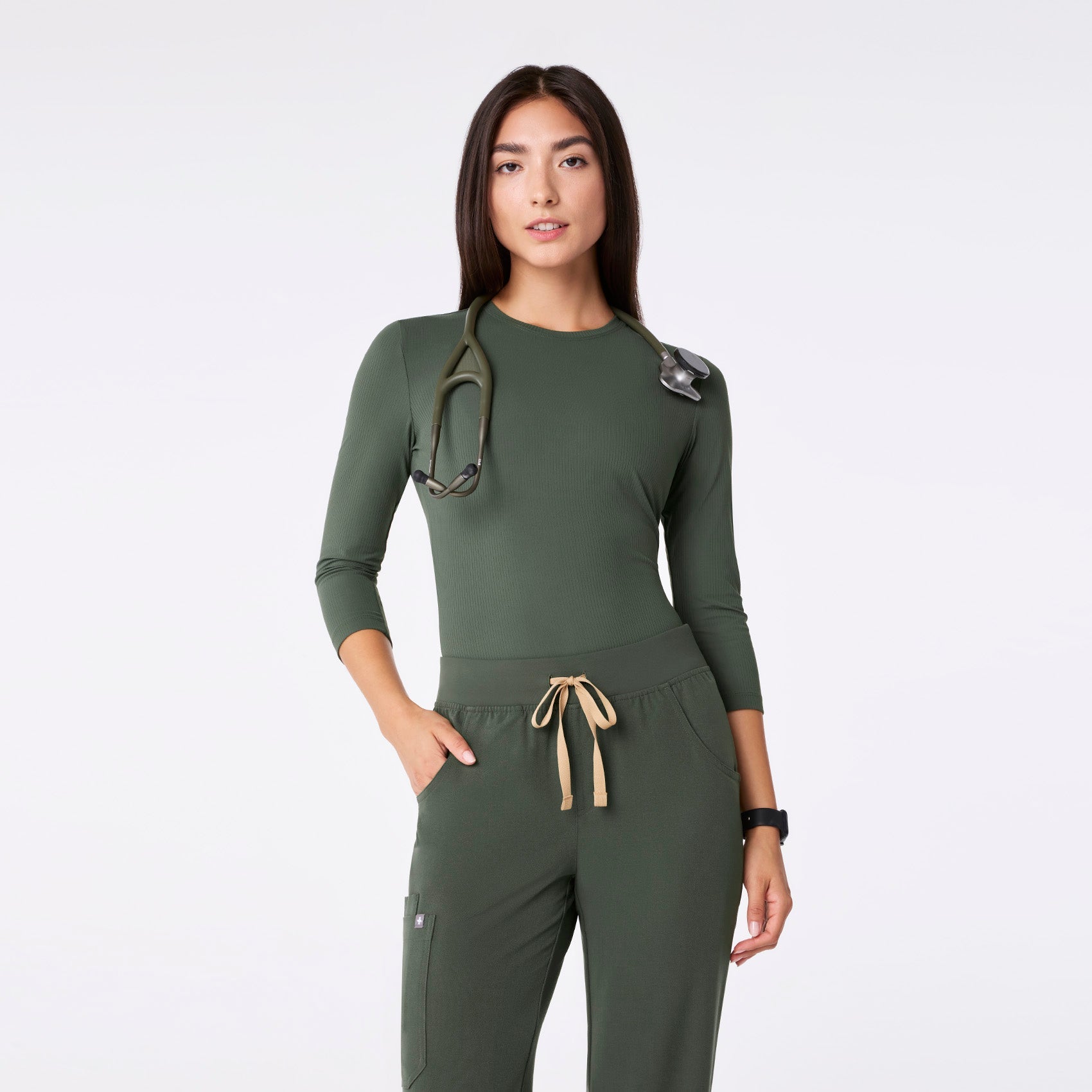 FIGS Ribbed Sleeve Underscrub - Image 14