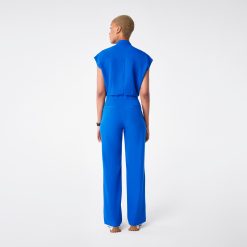 Alternative view of FIGS Rafaela Cargo Wide Leg ScrubJumpsuit