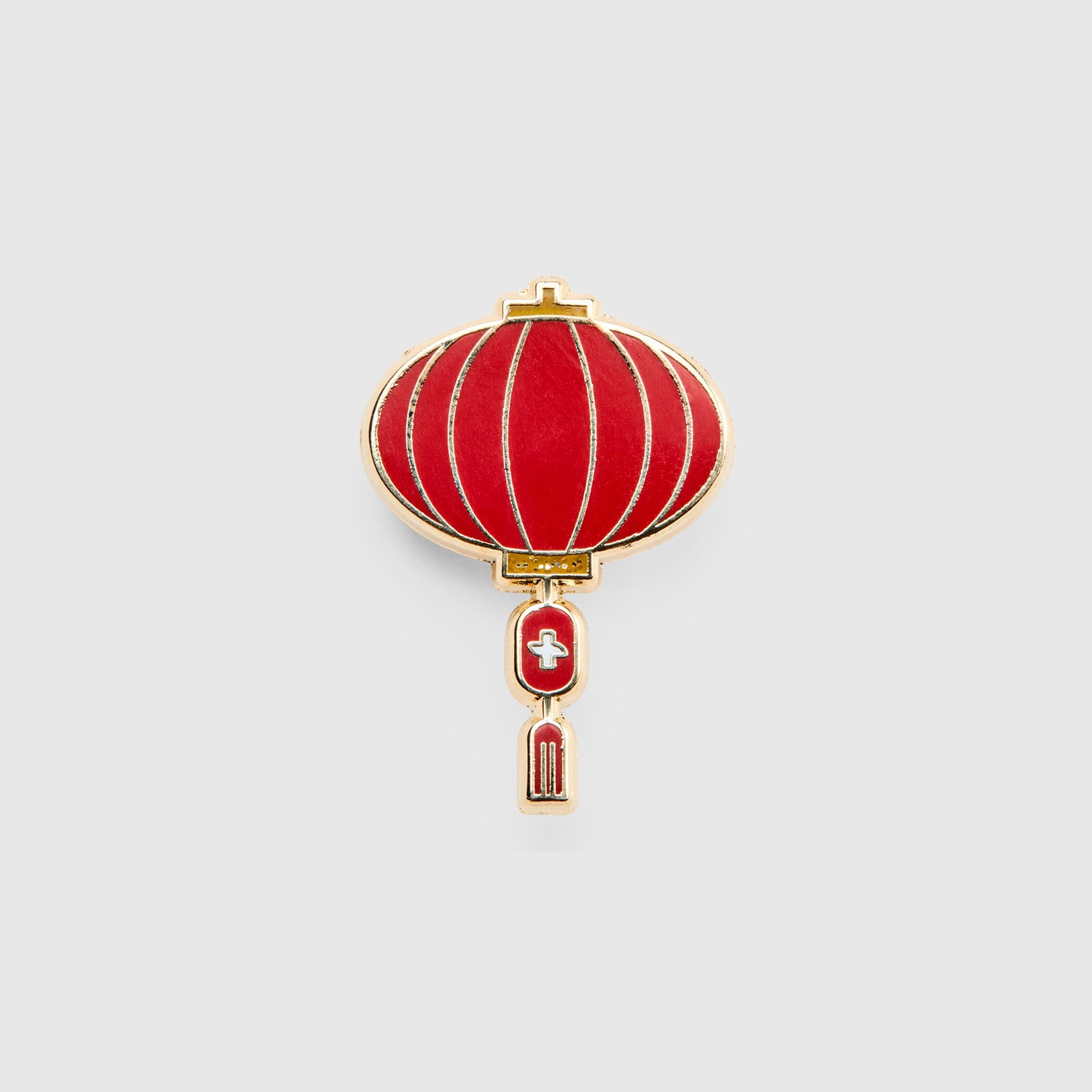 FIGS V Coterie Lunar New Year Lantern Enamel Pin Healthcare Apparel