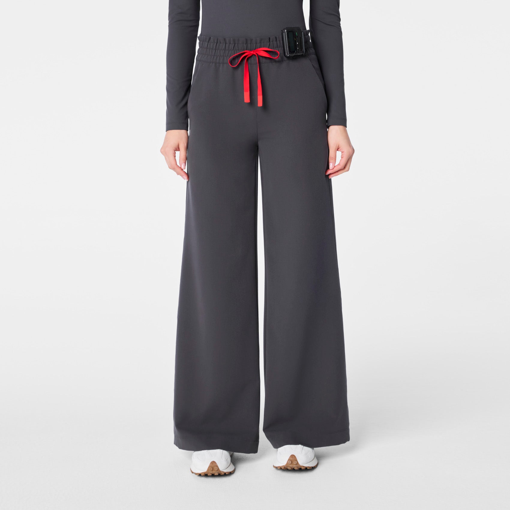 FIGS High Waisted Allison Ultra Wide Leg Scrub Pants - Image 8