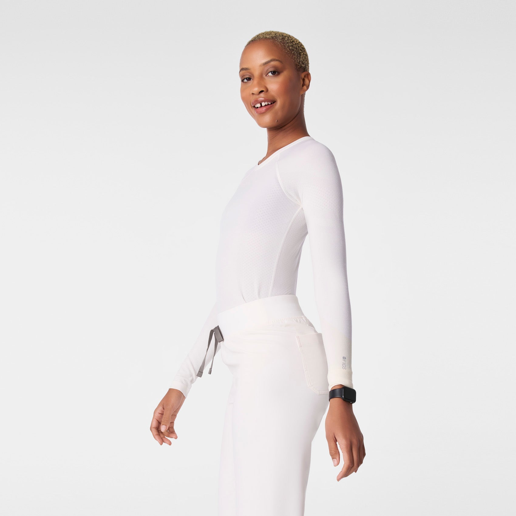 FIGS Salta Shimmer Seamless Longsleeve Underscrub - Image 4