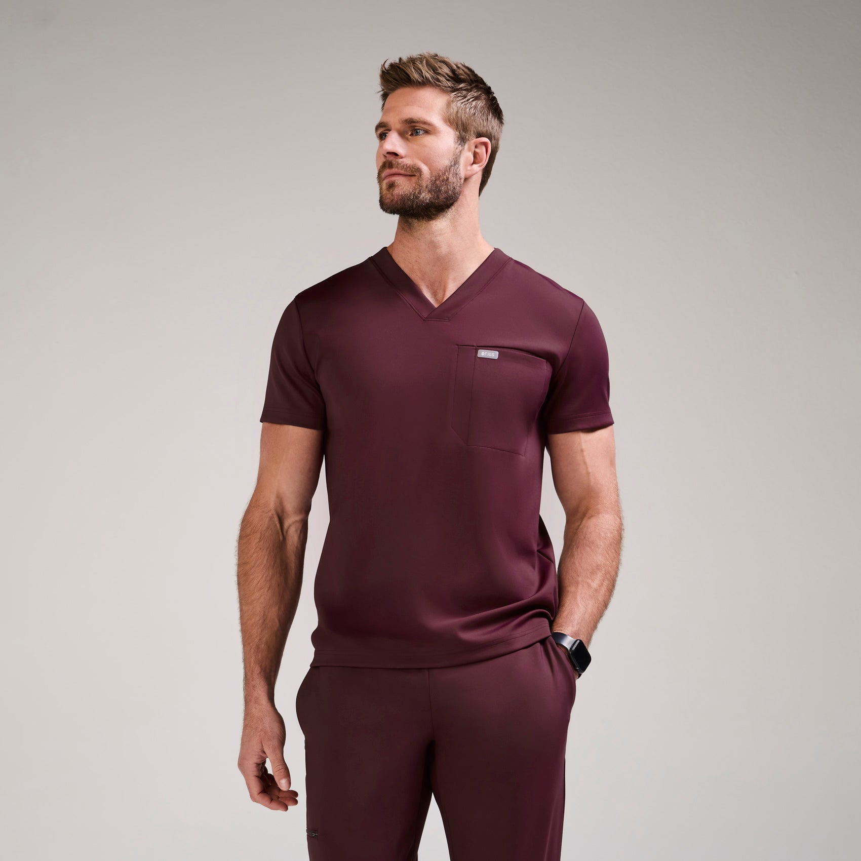 FIGS Logan FORMx Slim V-Neck Scrub Top - Image 4