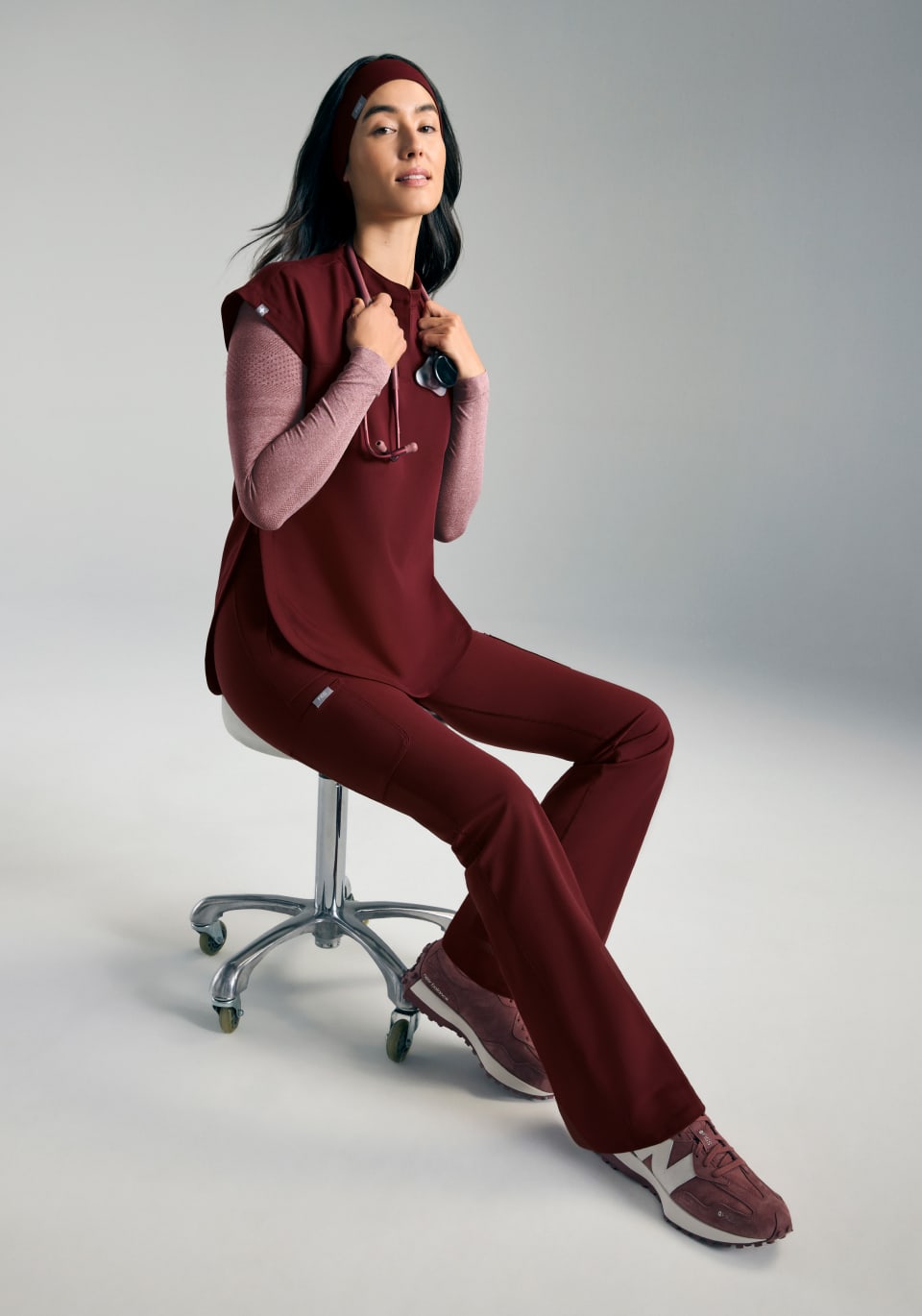 FIGS High Waisted Ashland Flare ScrubLegging - Image 11