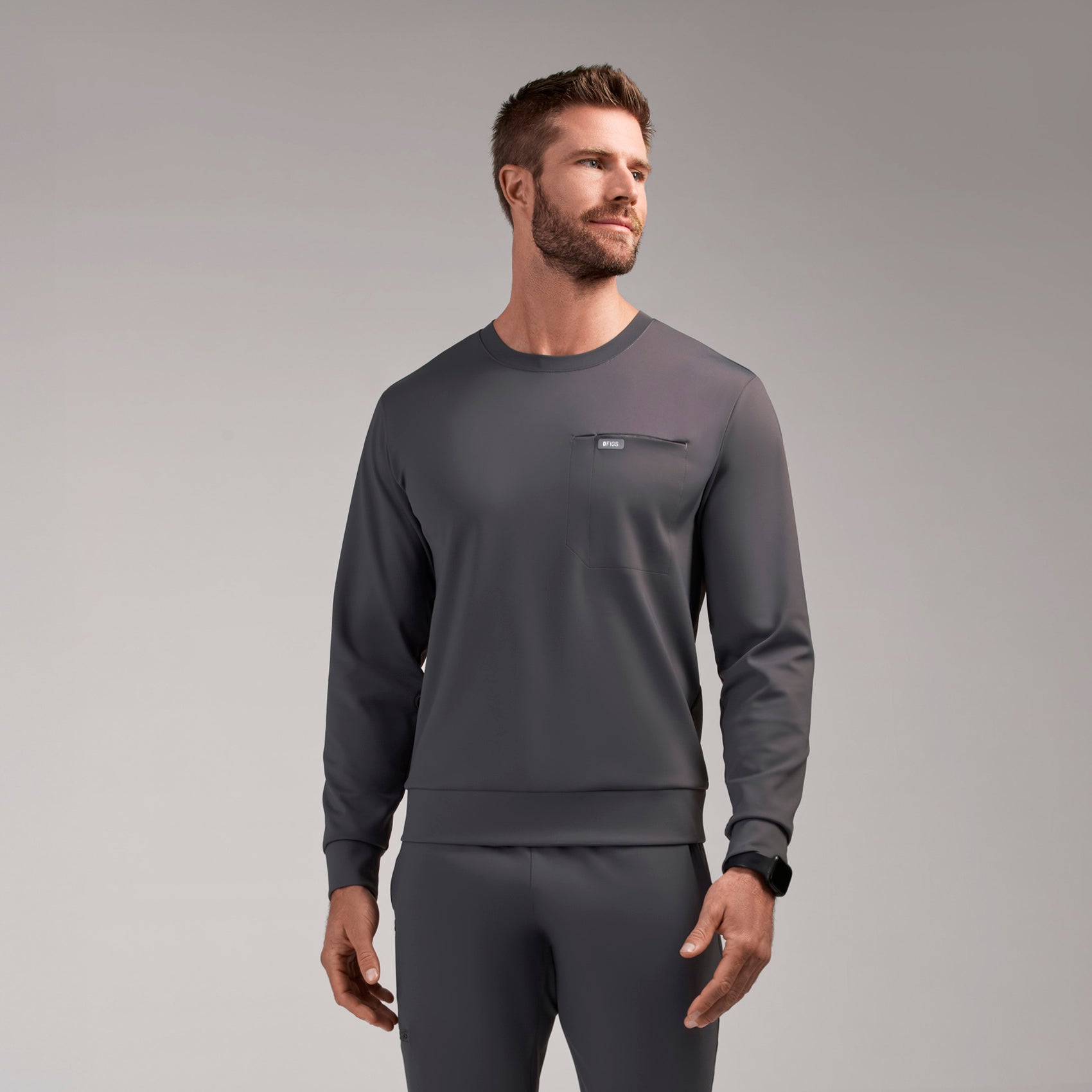 FIGS Destin FORMx Crewneck Scrub Top - Image 3