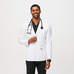 FIGS Harlem Classic Short Lab Coat Medical Workwear