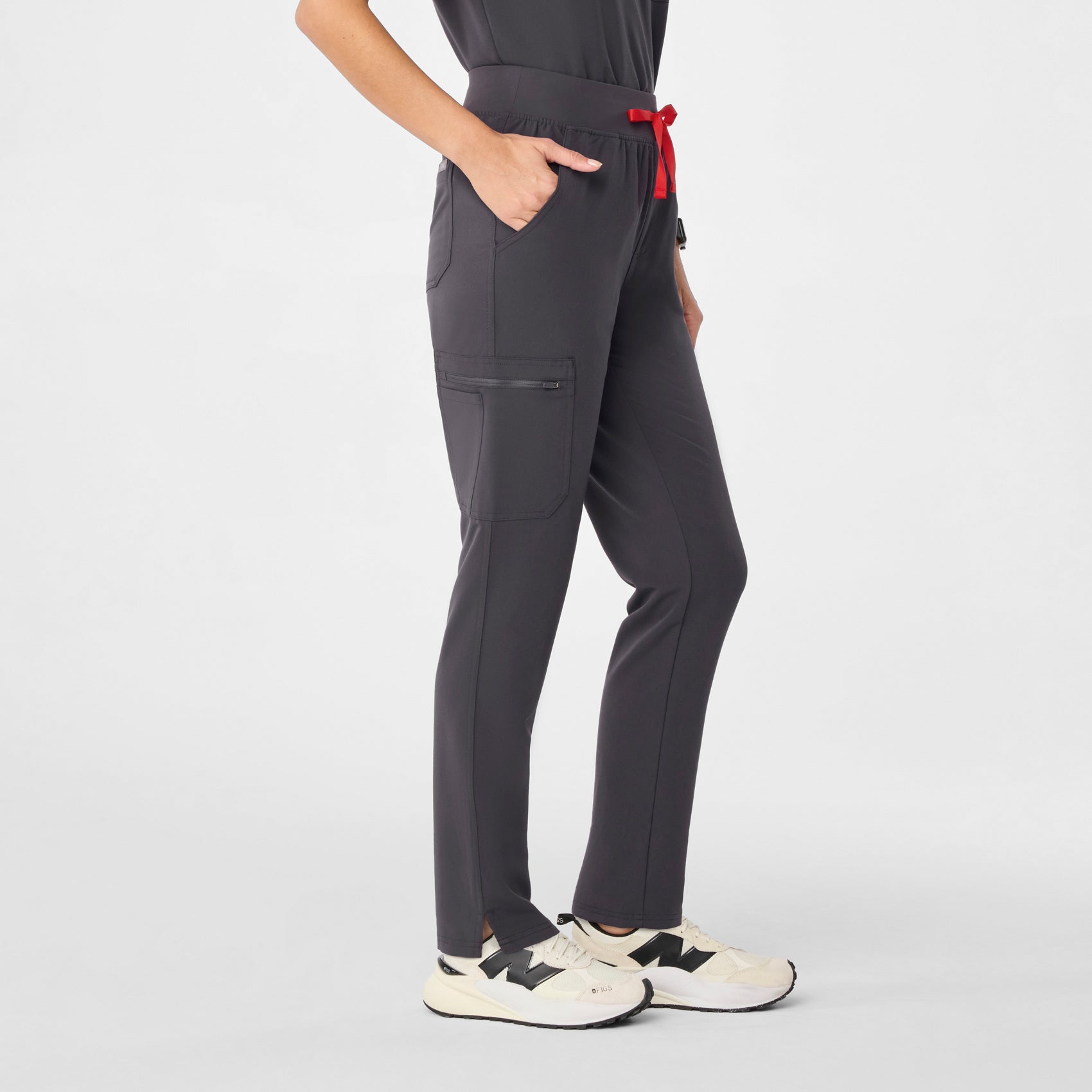 FIGS High Waisted Yola Skinny Scrub Pants - Image 3