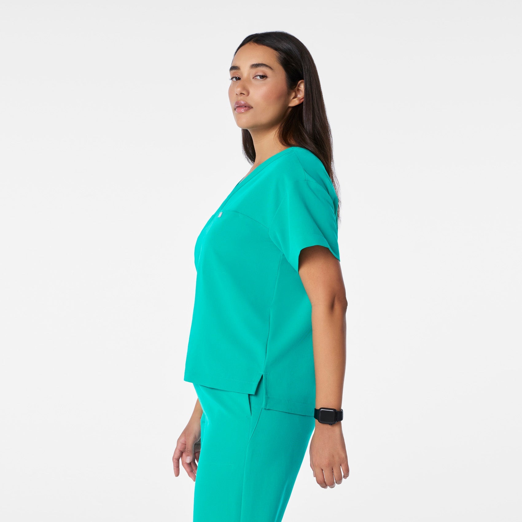 FIGS Pagosa Relaxed V-Neck Scrub Top - Image 5
