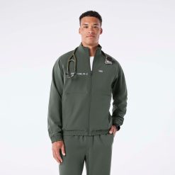 Alternative view of FIGS Cobaki Scrub Jacket Healthcare Apparel
