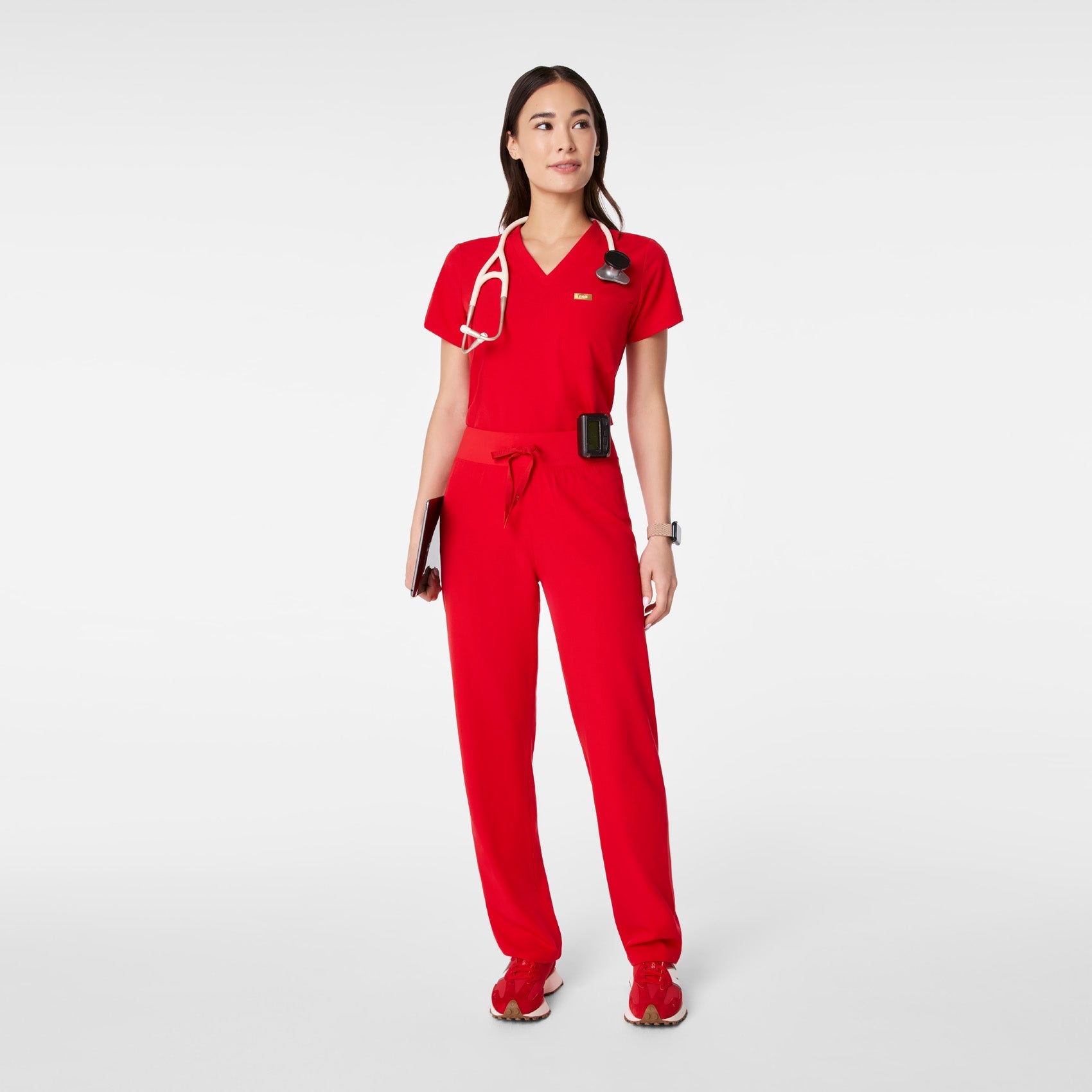 FIGS High Waisted Livingston Basic Scrub Pants - Image 2