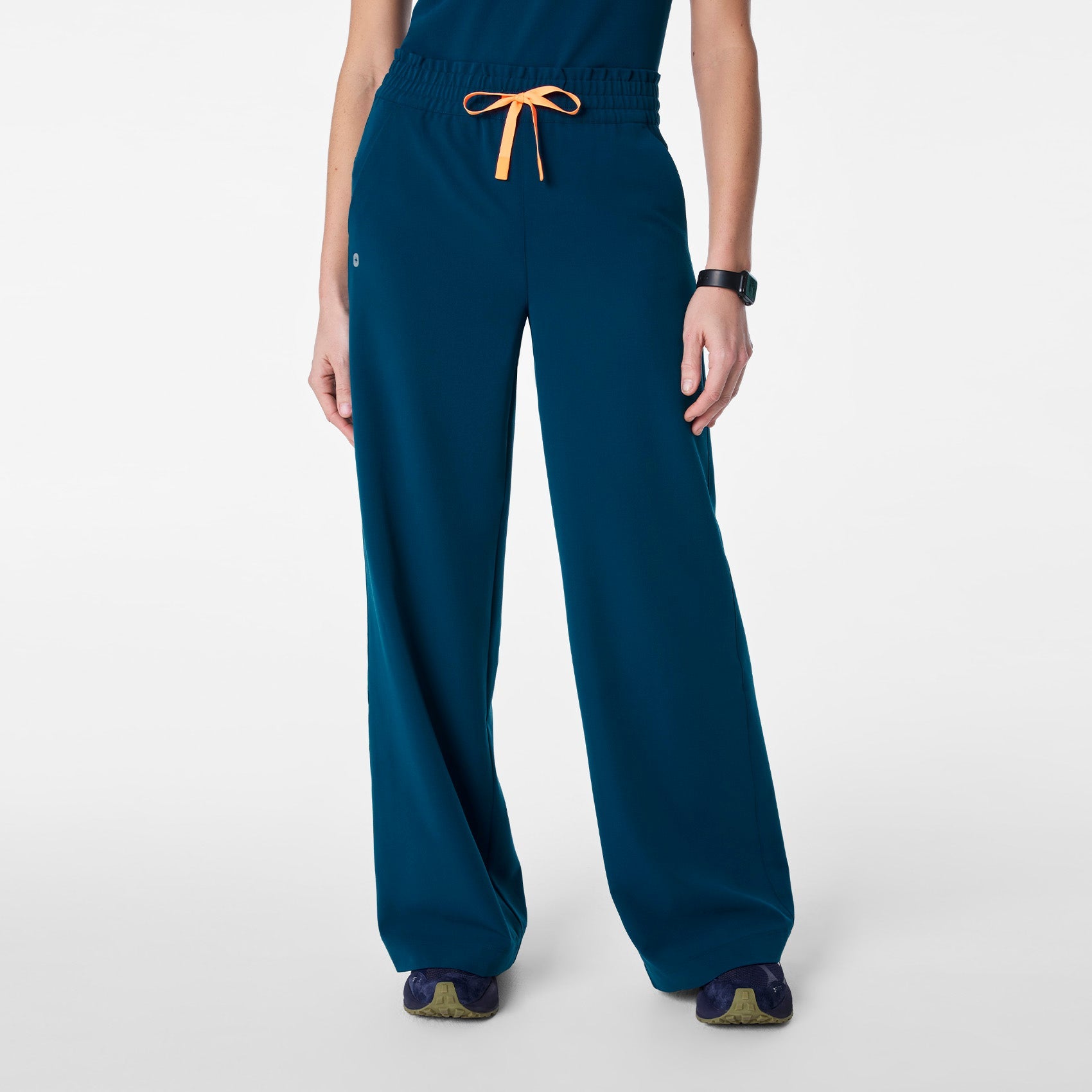 FIGS High Waisted Allison Ultra Wide Leg Scrub Pants - Image 11